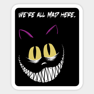 Cheshire Cat Sticker